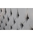 Invicta Interior Queensize tweepersoonsbed PARIS 160x200cm grijs fluweel Chesterfield design - 39993