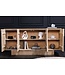 Invicta Interior Design dressoir ART DECO 170 cm wit gelimineerd massief mangohout 3D front - 44060