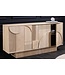 Invicta Interior Design dressoir ART DECO 170 cm wit gelimineerd massief mangohout 3D front - 44060