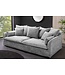 Invicta Interior Grote 3-zitsbank HEAVEN 200 cm grijze bouclé veerbank - 44190