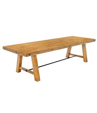 Invicta Interior Massieve eettafel FINCA 300cm vintage bruin gerecycled grenenhout - 44507