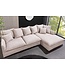 Invicta Interior Grote hoekbank HEAVEN 255cm champagne beige Bouclé Spring Core Covercover bank - 44187