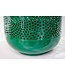 Invicta Interior Decoratieve lantaarn CANDLELIGHT 30cm edele groene metalen handgemaakte lantaarn - 43829