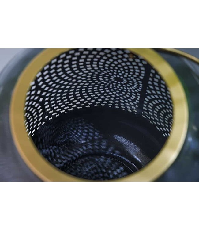 Invicta Interior Decoratieve lantaarn CANDLELIGHT 30cm grijs metaal handgemaakte lantaarn - 43831