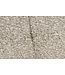 Invicta Interior Moderne kruk SCANDINAVIA champagne greige bouclé zwarte metalen poten voetenbank - 44028