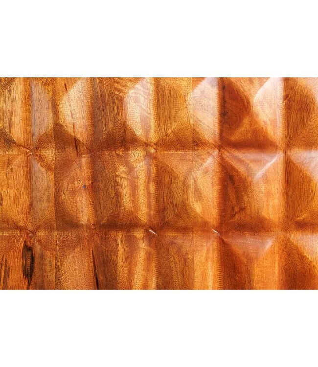 Invicta Interior Massief houten tv lowboard VULCANO 160cm hangende natuurlijke mango woonkamer - 43351