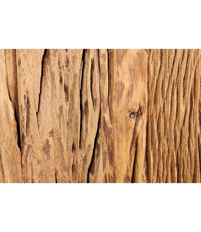 Invicta Interior Massief houten dressoir BARRACUDA 150cm teakhout mango zwart metaal gerecycled - 43349