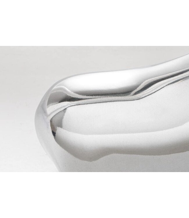 Invicta Interior Moderne sculptuur BIG BULL zilveren aluminium decoratie stierfiguur presse-papier - 8535