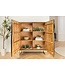 Invicta Interior Highboard SNAKE 120cm black mango wood - 45633