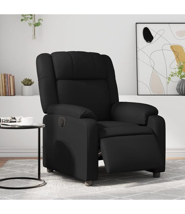 Vida XL vidaXL Fauteuil elektrisch verstelbaar kunstleer zwart-VXL-3205136