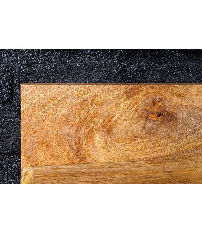 Invicta Interior Massieve wandplank MAKASSAR 110 cm naturel mangohout handgemaakt - 44742