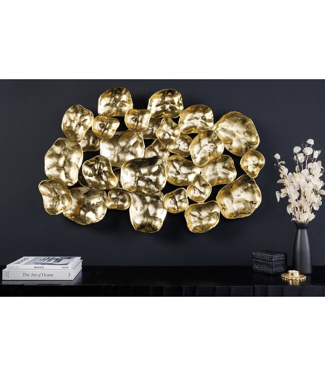 Invicta Interior Moderne wanddecoratie VARIATION 105cm goud metaal handgemaakt - 43823