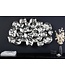 Invicta Interior Wanddecoratie VARIATION 100cm silver handgemaakt - 43822