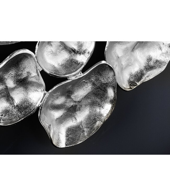 Invicta Interior Moderne wanddecoratie VARIATION 105cm zilver metaal handgemaakt - 43822