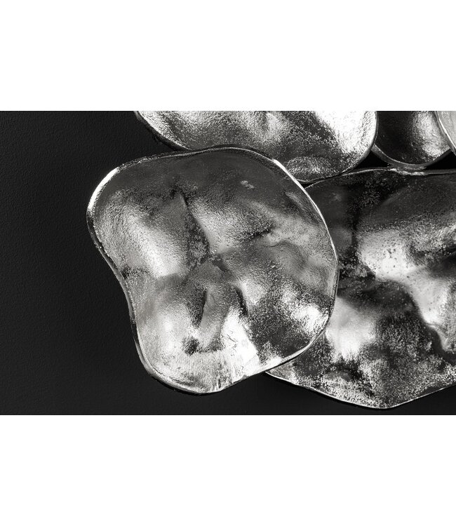 Invicta Interior Moderne wanddecoratie VARIATION 105cm zilver metaal handgemaakt - 43822