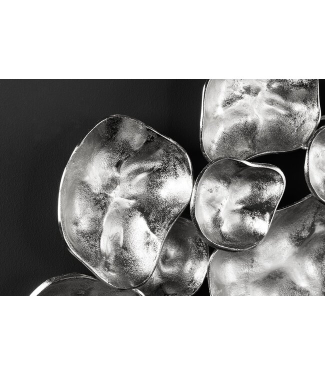 Invicta Interior Moderne wanddecoratie VARIATION 105cm zilver metaal handgemaakt - 43822