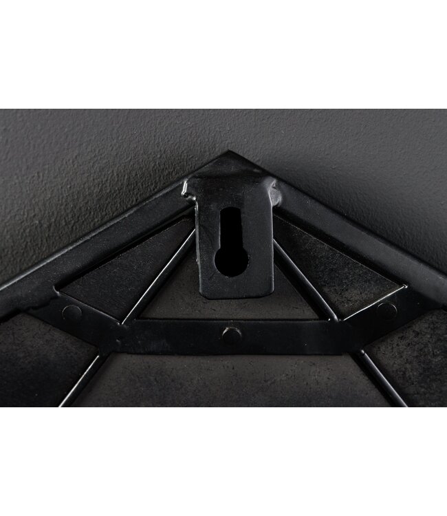 Invicta Interior Design spiegel DIAMOND 65cm zwart metaal handgemaakt - 43824