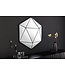 Invicta Interior Design spiegel DIAMOND 65cm zwart metaal handgemaakt - 43824