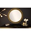Invicta Interior Ronde wandspiegel PEARLS 75cm goud metaal - 43821