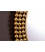 Invicta Interior Ronde wandspiegel PEARLS 75cm goud metaal - 43821