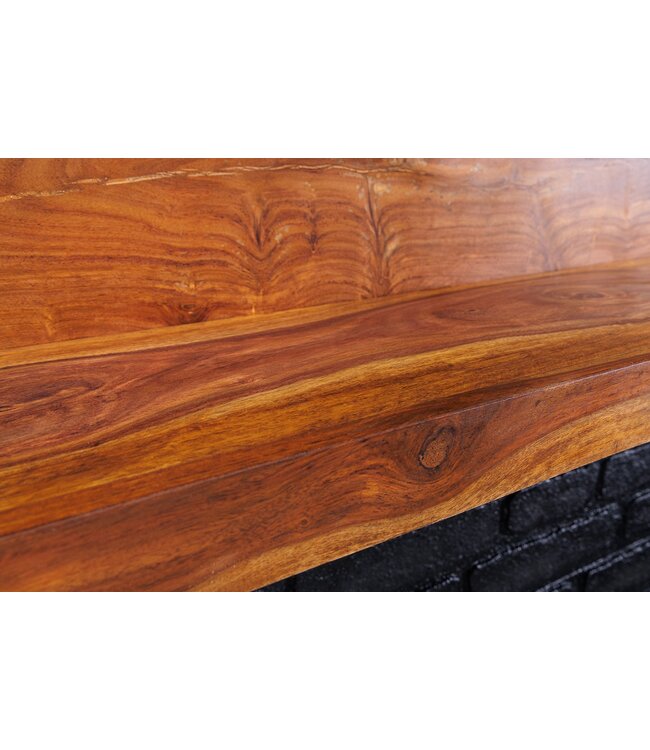 Invicta Interior Massieve wandplank MAKASSAR 140cm bruin sheeshamhout afwerking - 44746