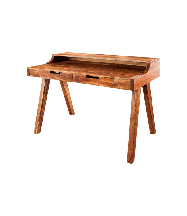 Invicta Interior Massieve secretaresse MONSOON 100cm natuurlijk acaciahouten bureau - 44447