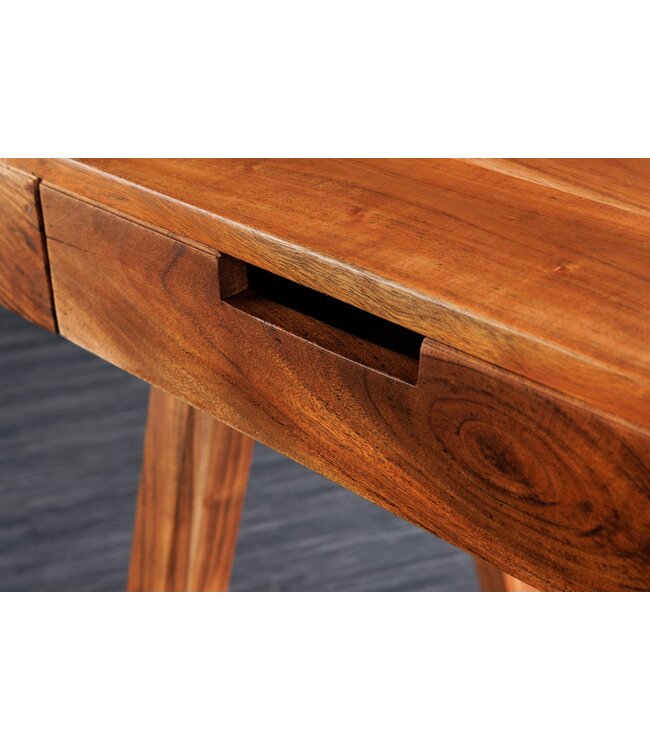 Invicta Interior Massieve secretaresse MONSOON 100cm natuurlijk acaciahouten bureau - 44447