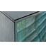 Invicta Interior Massief dressoir SCORPION 180cm turquoise mangohout goud metaal 3D houtsnijwerk - 45644