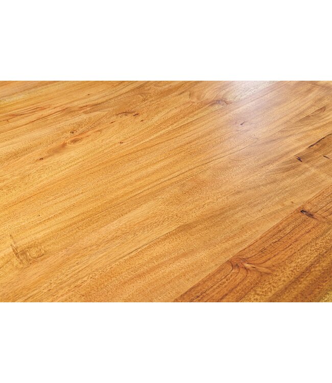 Invicta Interior Massieve eettafel MAMMUT BALANCE 200cm naturel bruin acacia zwarte boomrand - 44361