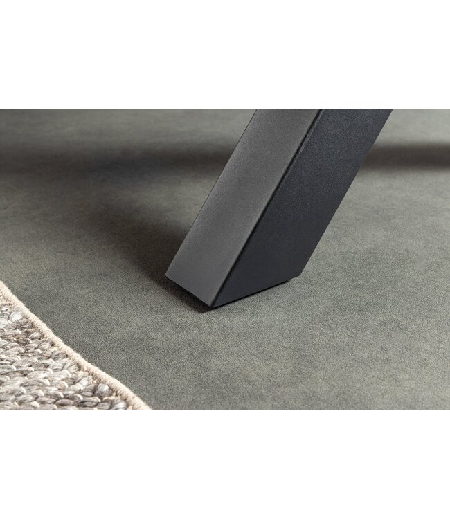 Invicta Interior Uitschuifbare eettafel WILD 160-200cm bruin wild eiken design zwarte boomrand - 45078