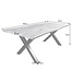 Invicta Interior Eettafel WILD 160cm tafelblad 50mm witwashed wild eiken-look grijs - 45085
