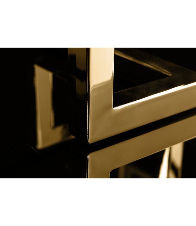 Invicta Interior Elegante kandelaar ABSTRACT 50cm goud voor vijf kaarsen handgemaakt - 44885