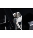 Invicta Interior Elegante kandelaar ABSTRACT 50cm zilver voor vijf kaarsen handgemaakt - 44886
