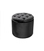 Invicta Interior Ronde kruk MODERN BAROK 50cm Grijs Fluweel met opbergruimte - 44747
