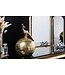 Invicta Interior Decoratief doosje WILDLIFE BIRD 30cm goud antiek rond metaal - 44837