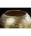 Invicta Interior Decoratief doosje WILDLIFE BIRD 30cm goud antiek rond metaal - 44837