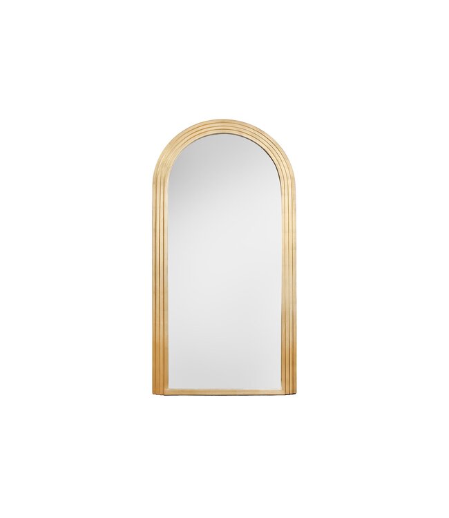 Invicta Interior Edele wandspiegel ART DECO 160 cm goudkleurige rondboogspiegel - 44678