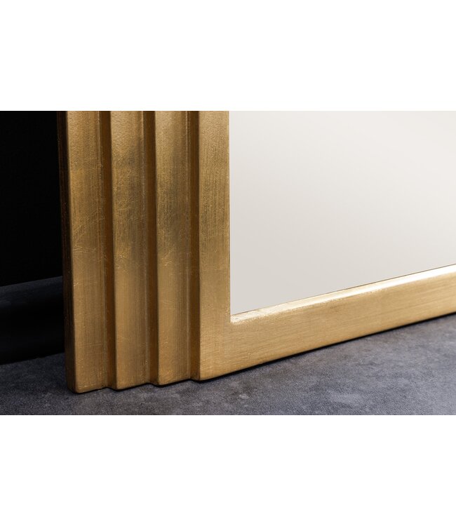 Invicta Interior Edele wandspiegel ART DECO 160 cm goudkleurige rondboogspiegel - 44678