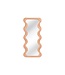Invicta Interior Design Wandspiegel CURVY 160cm abrikoos Pastel Spiegel - 44676