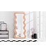 Invicta Interior Design Wandspiegel CURVY 160cm abrikoos Pastel Spiegel - 44676