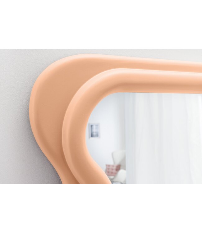 Invicta Interior Design Wandspiegel CURVY 160cm abrikoos Pastel Spiegel - 44676