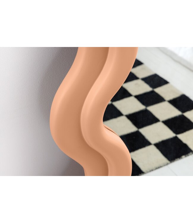 Invicta Interior Design Wandspiegel CURVY 160cm abrikoos Pastel Spiegel - 44676