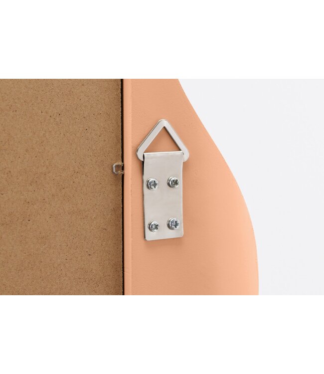 Invicta Interior Design Wandspiegel CURVY 160cm abrikoos Pastel Spiegel - 44676