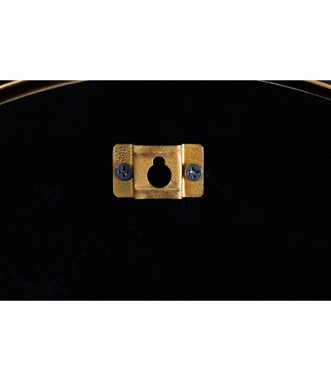 Invicta Interior Handgemaakte spiegel DIAMOND L 80cm goud gemaakt van ijzer in retro design - 43733