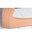 Invicta Interior Design Wandspiegel WAVE 160cm abrikoos pastel ronde boogspiegel - 44677