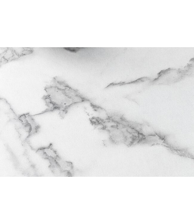 Invicta Interior Moderne salontafel ARCHITECTURE 60cm wit marmeren design metalen frame - 44762