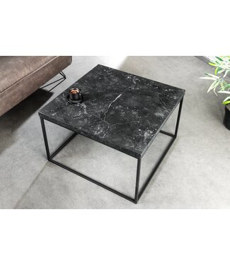 Invicta Interior Moderne salontafel ARCHITECTURE 60cm grafiet metalen frame - 44759