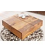 Invicta Interior Salontafel BOLT 70cm sheesham hout - 43673
