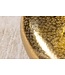 Invicta Interior Handgemaakte salontafel STONE 75cm goud metaal gehamerd design - 44852