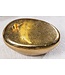 Invicta Interior Handgemaakte salontafel STONE 75cm goud metaal gehamerd design - 44852